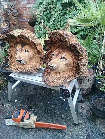 Lion Head Busts