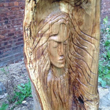  Tree spirit carving 