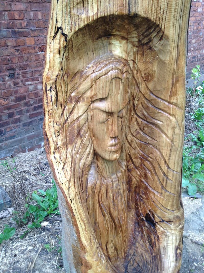  Tree spirit carving 
